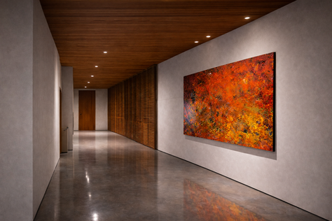 Gratitude - 60” x 48” | Epoxy Resin, Acrylic