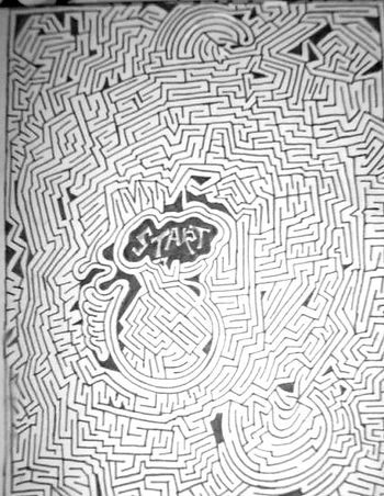 A Maze I drew in the 6th Grade
