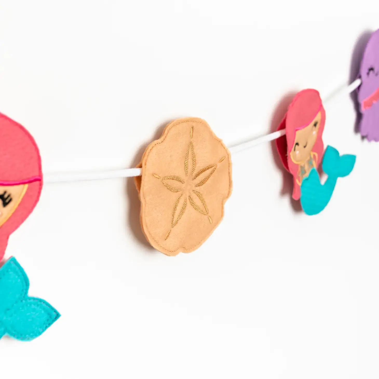 FELT MERMAID AND OCEAN LIFE BANNER