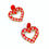 Thumbnail: red & pink earrings