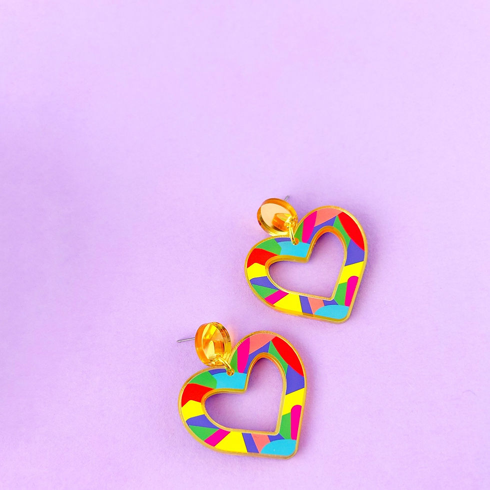 Thumbnail: colourful statement earrings