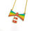 Thumbnail: Radiate Rainbow enamel necklace 
