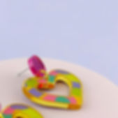 cute heart earrings