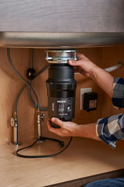 Lite+Series+1_3+Horsepower+Continous+Feed+Garbage+Disposal+Featuring+Fast+Track+Technology