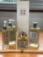 Branded Linden House toiletries