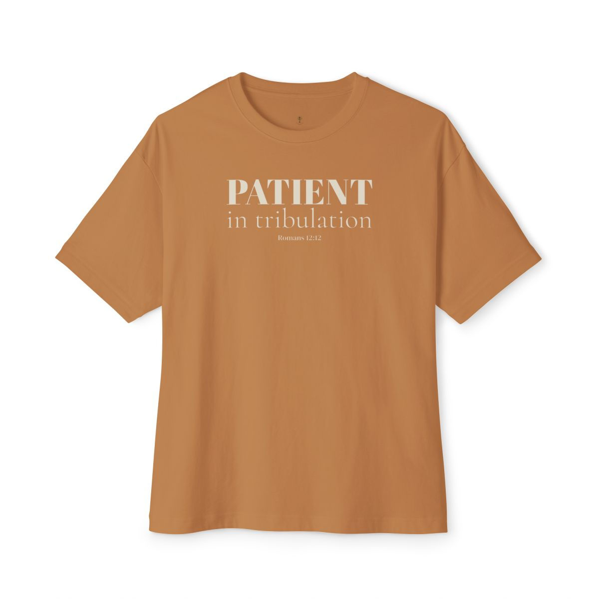 Patient - Romans 12:12 - oversized tee