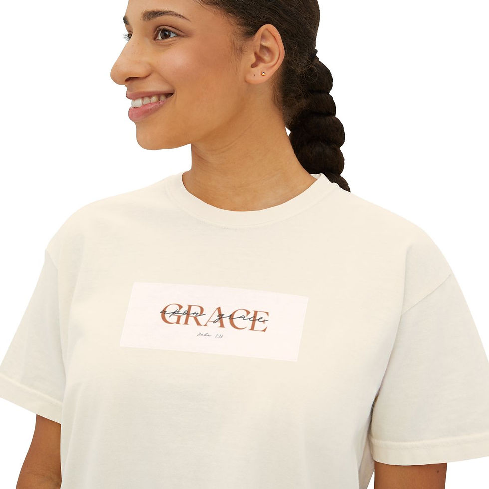 Thumbnail: Grace Upon Grace - Boxy Tee