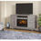 Thumbnail: Fireplace - Electric wooden 60" Scott L Console Cestoni