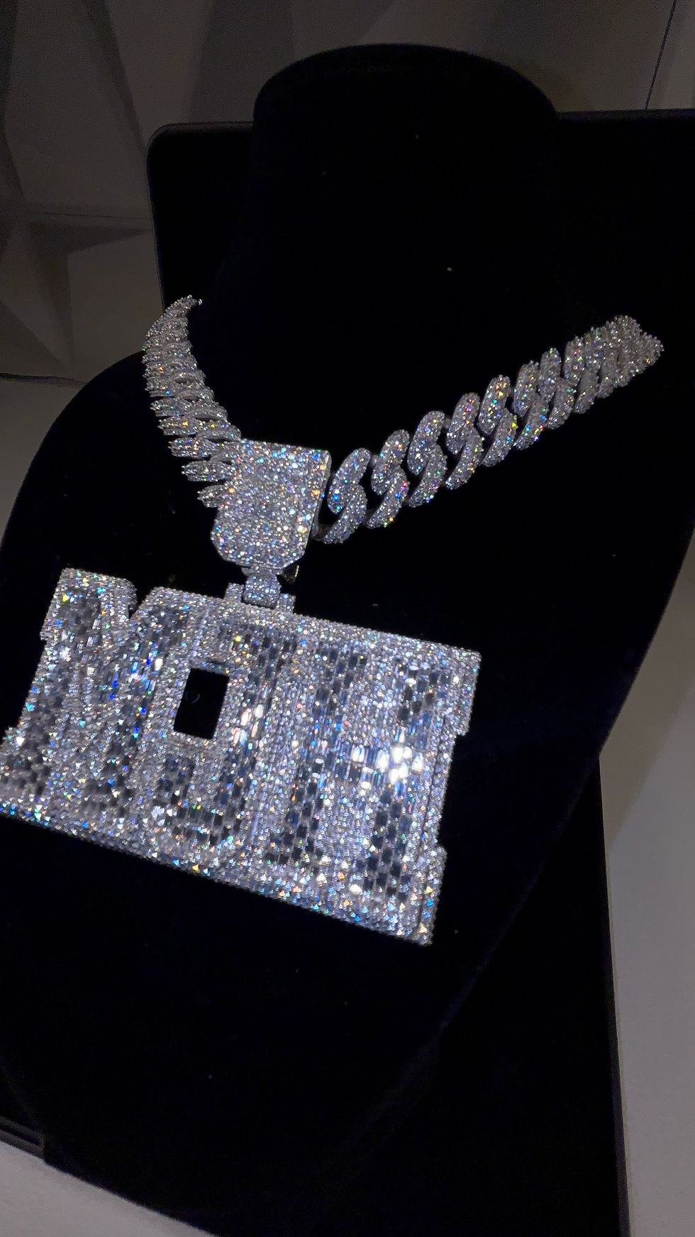 Thumbnail: Custom Moissanite Pendant – VVS Moissanite Name Necklace, Hip Hop Jewelry