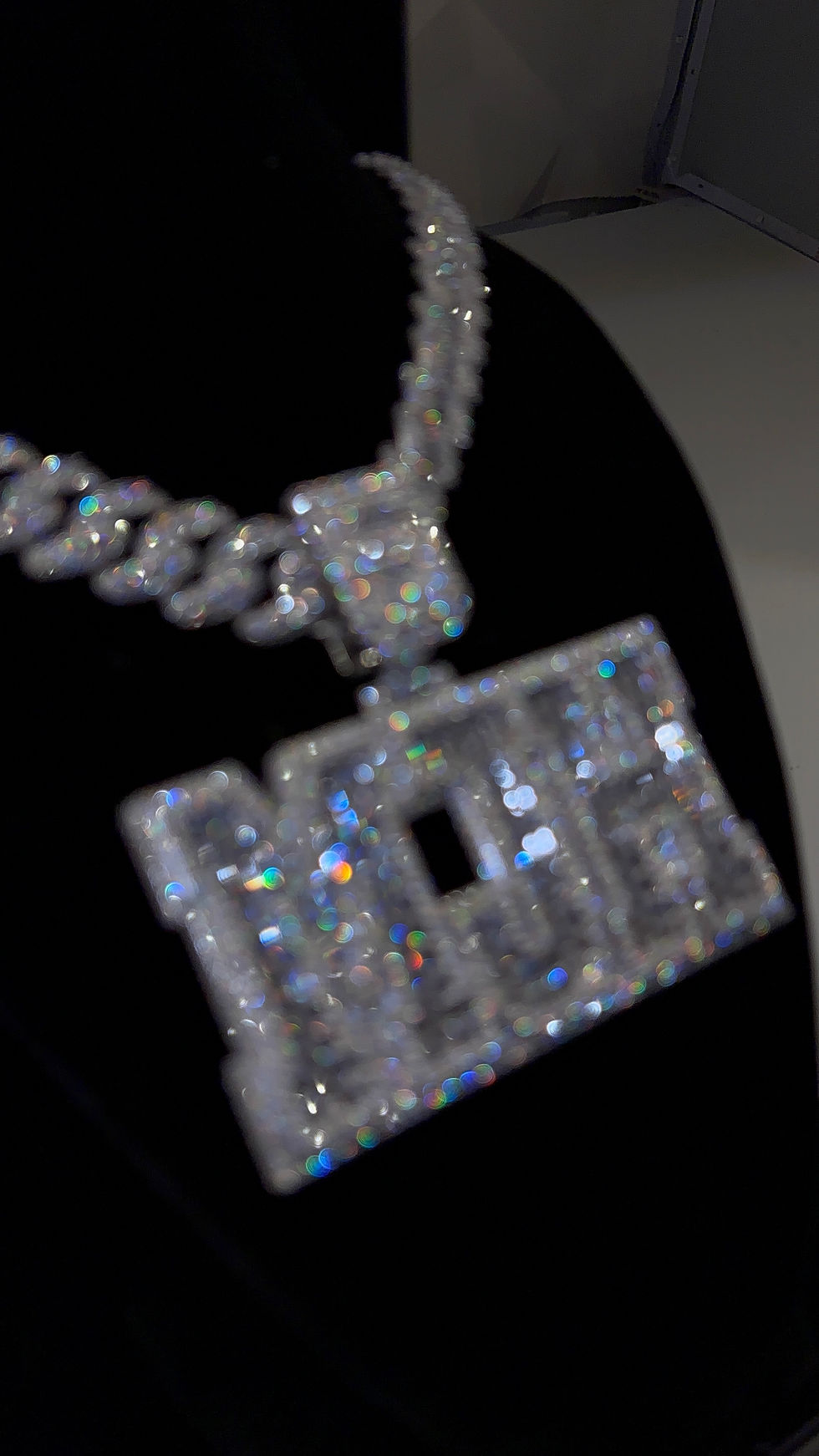 Thumbnail: Custom Moissanite Pendant – VVS Moissanite Name Necklace, Hip Hop Jewelry