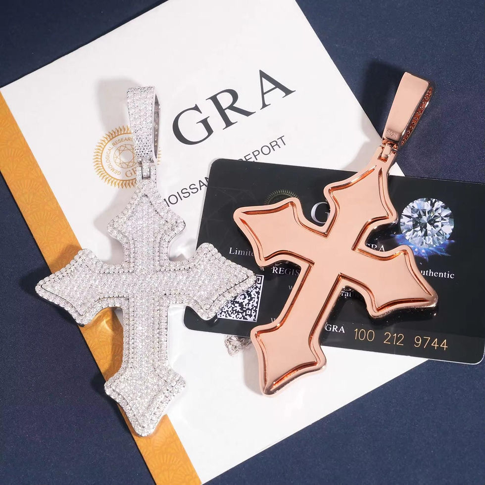 Thumbnail: Moissanite is Cross Pendant 