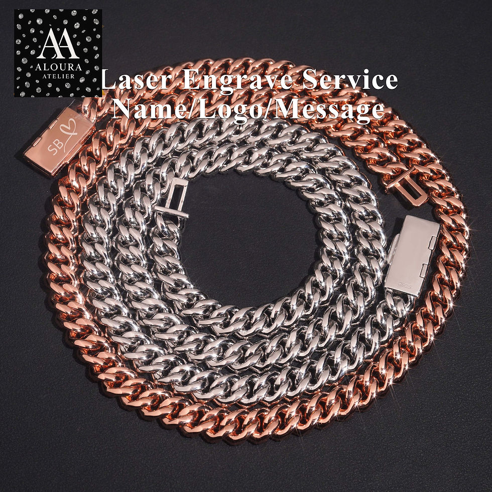 Thumbnail: 10mm Moissanite Chain Cuban Links Prong Chain Pass Diamond Tester