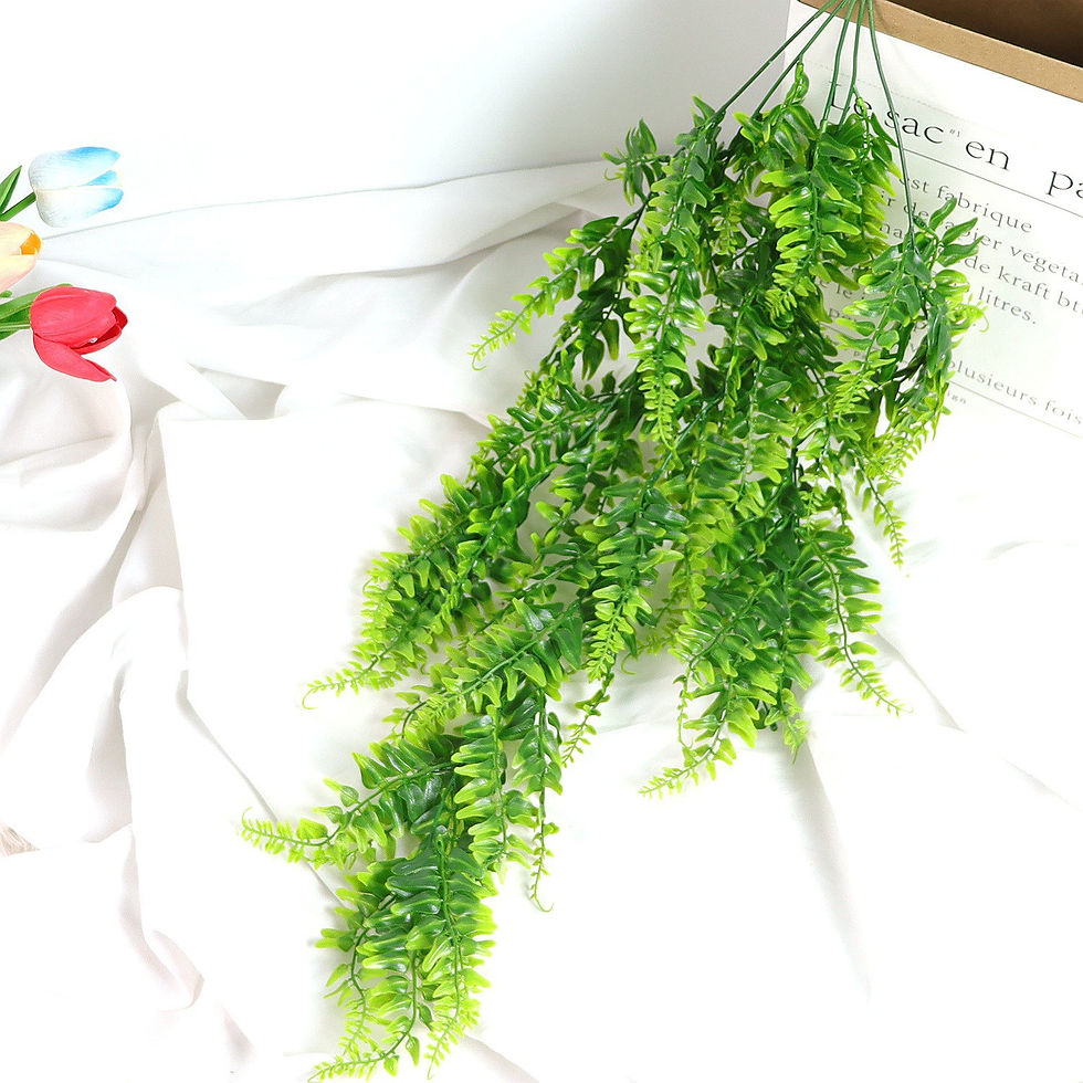 Thumbnail: Artificial Hanging Fern Plant Decor