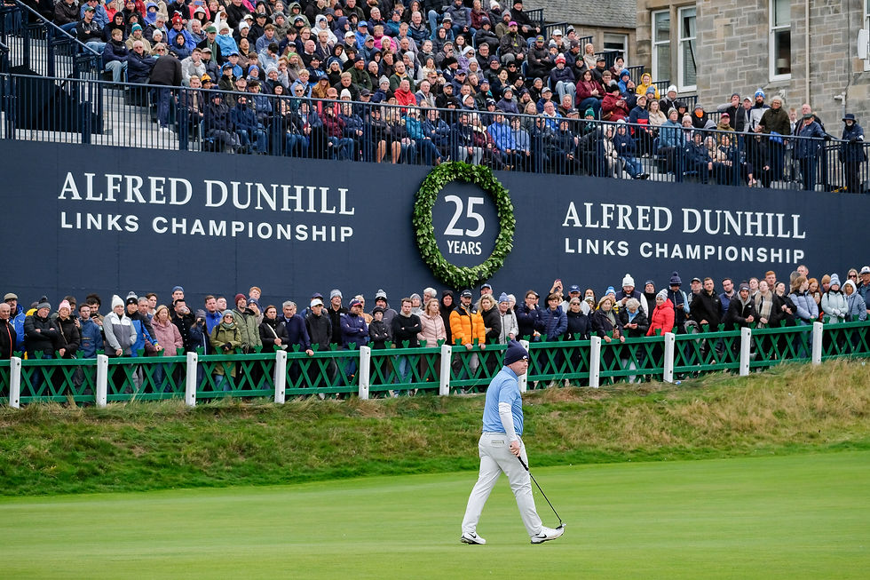 Robert MacIntyre on the 18th green during the final round (Matt Hooper)
