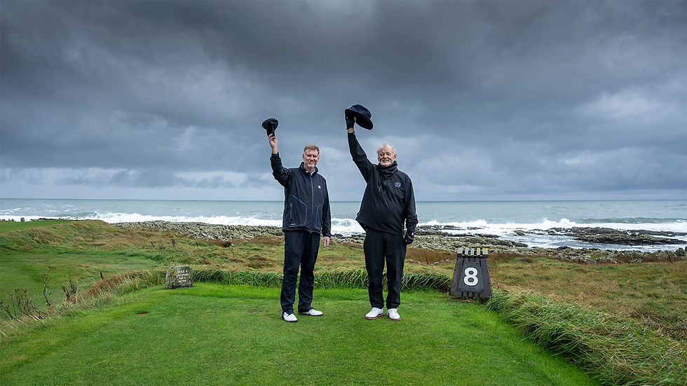 Tom Coyne and Bill Murray (Image: BBC/Stellify Media (a Sony Pictures Television company)/Christopher Barr)