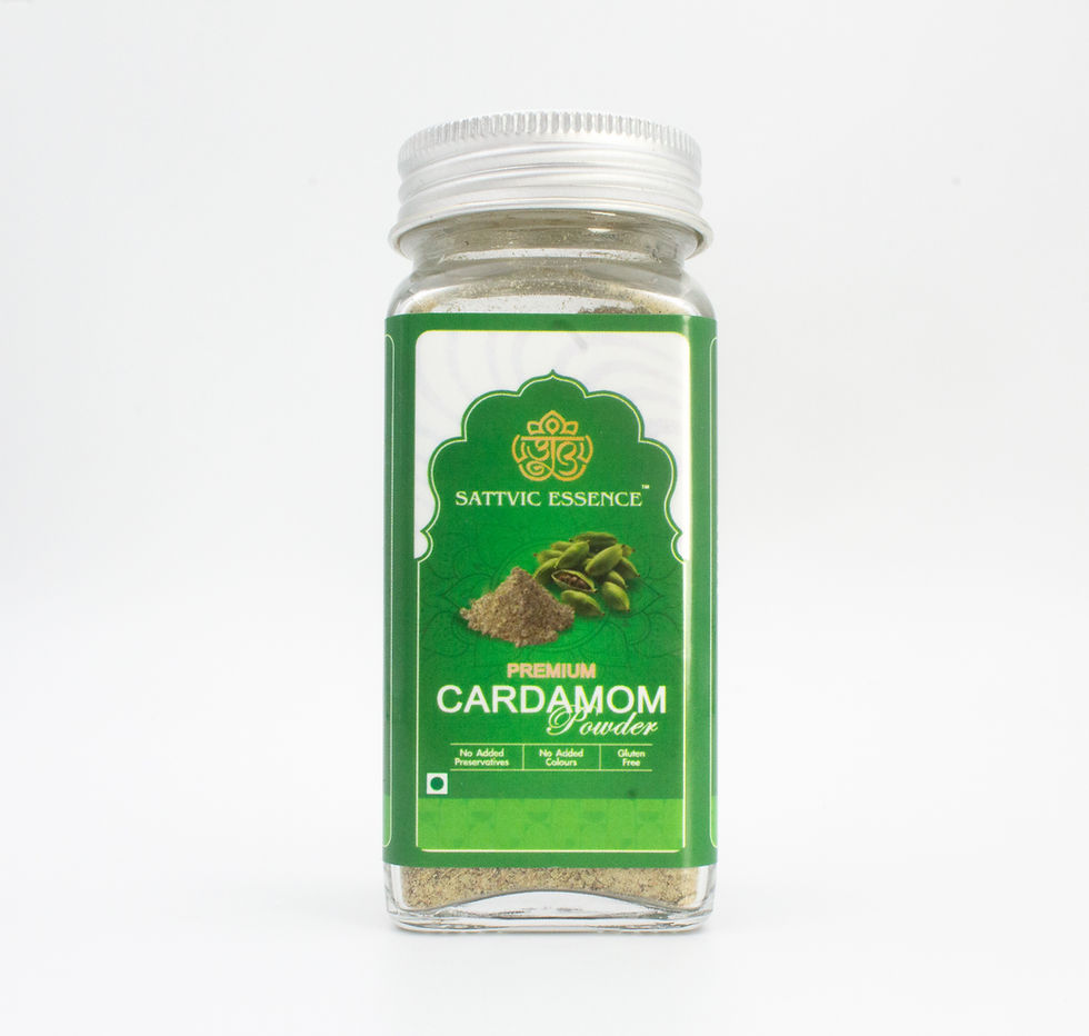 🌿 The Winter Comfort You Need: Why Sattvic Cardamom Powder Belongs in Every Kitchen This Season