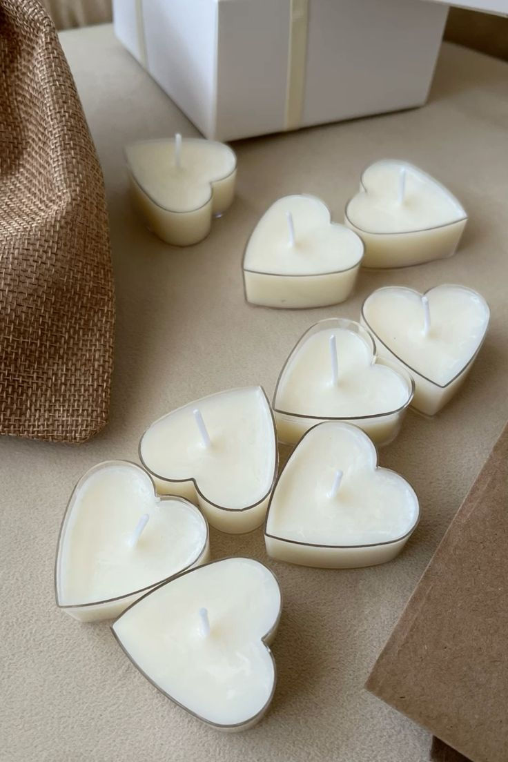 Thumbnail: Tealight Heart Candles – Tiny Flames of Love