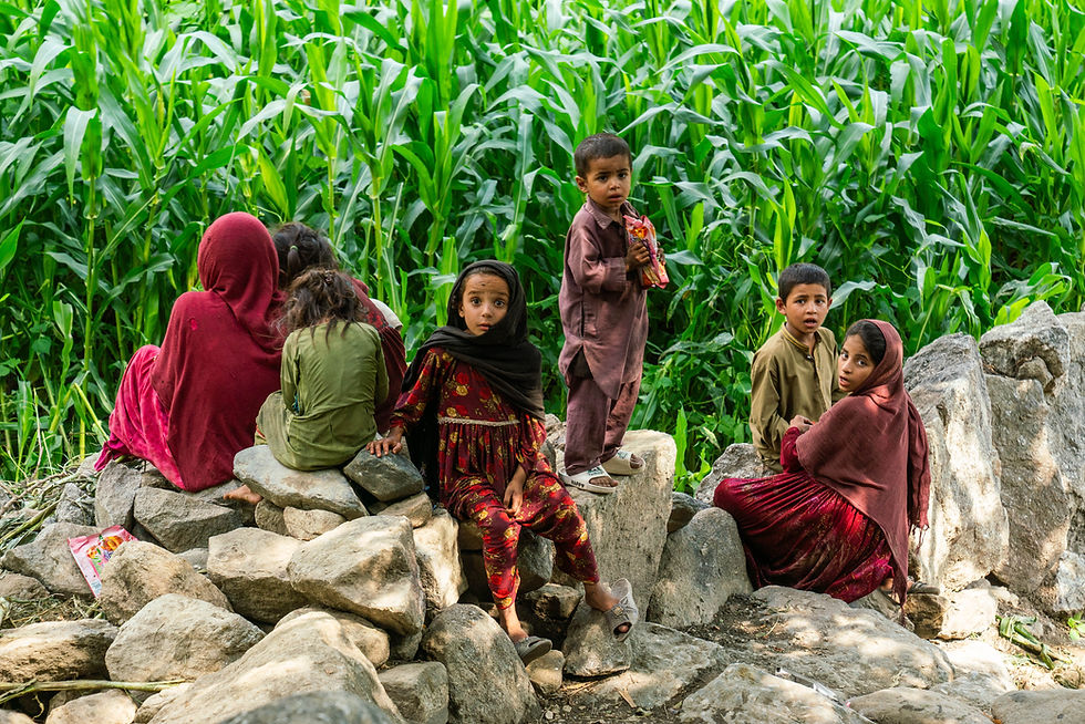 Photo credit: UNHCR/Oxygen Empire Media Production. -  Photos are from village in Kunar region after earthquake 