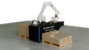 Fibre King collaborative robot palletising system