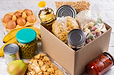 Packaged snack food products moving through production