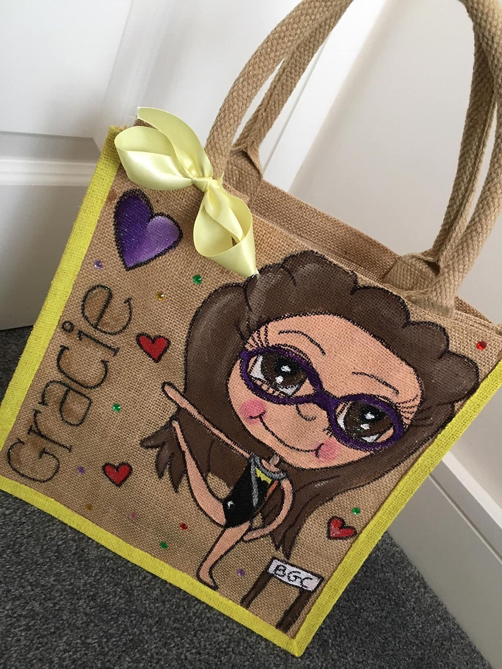 Thumbnail: personalised jute bags medium jute bag