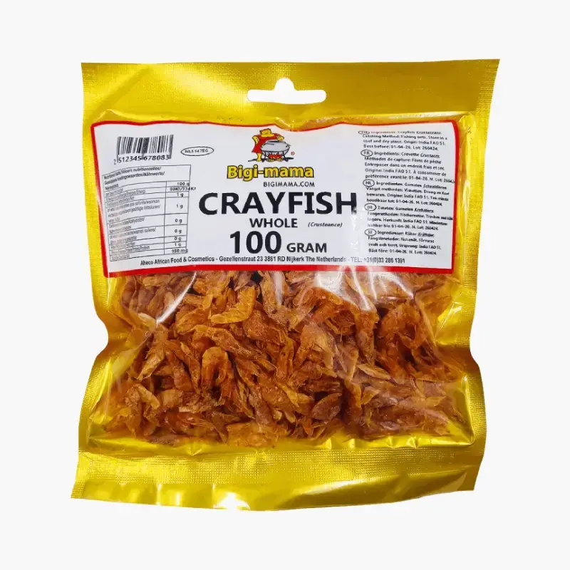 Dried Whole Crayfish (100g)