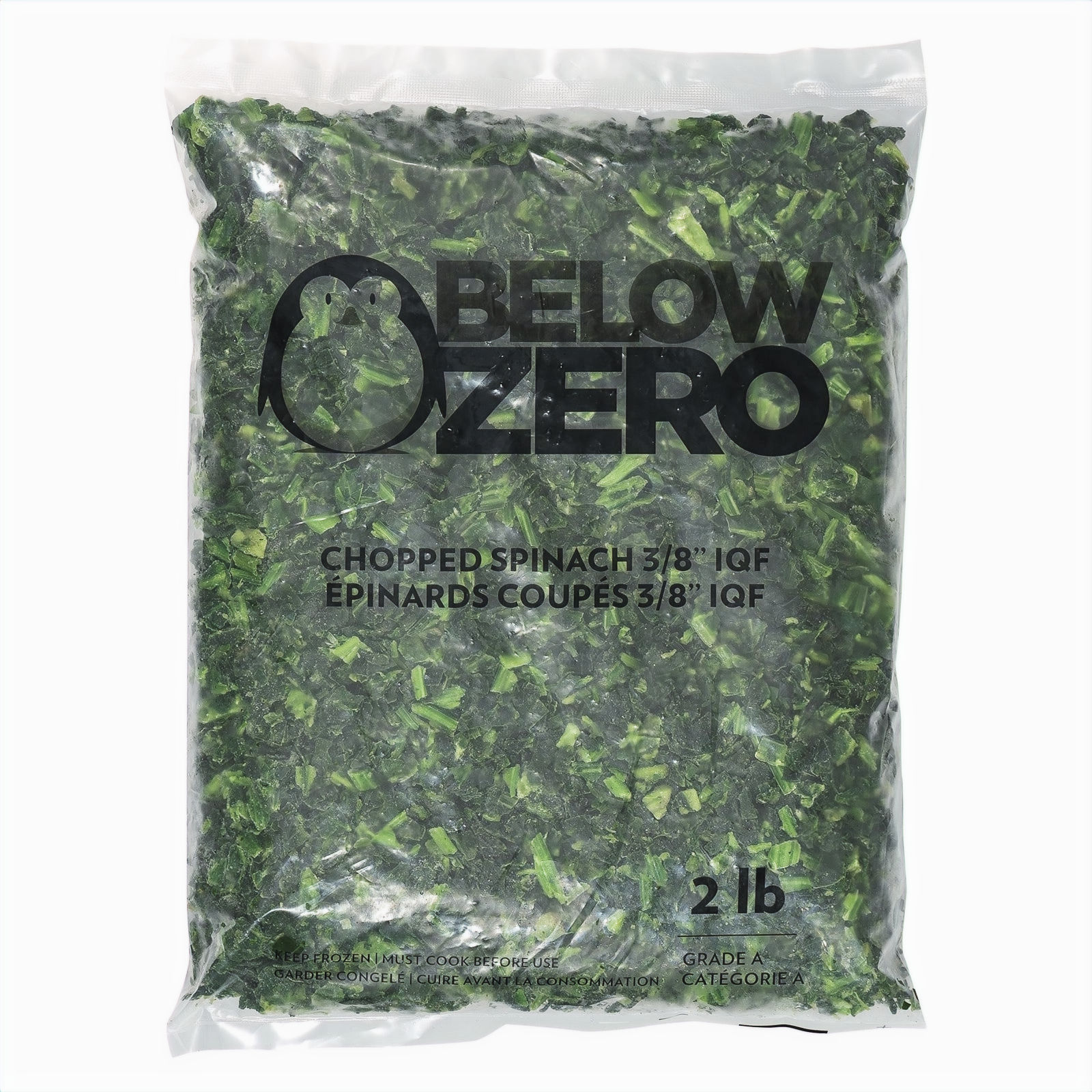 Below Zero Chopped Spinach