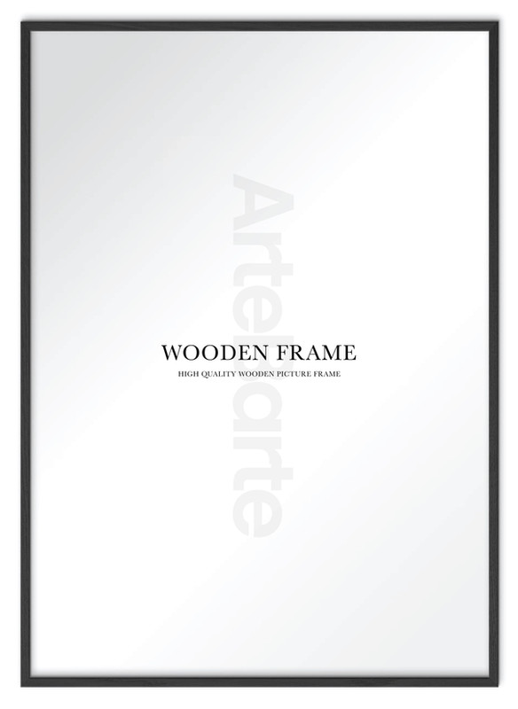 Black Wooden Frame