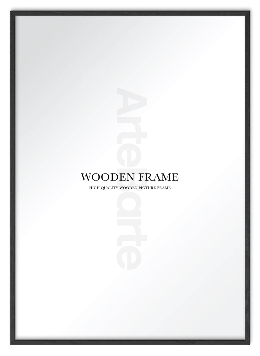 Black Wooden Frame