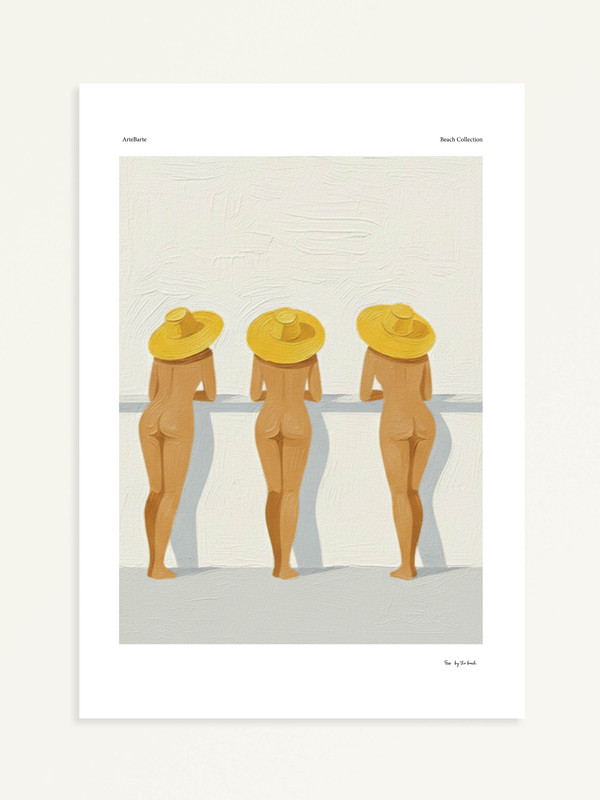 Trio by the beach