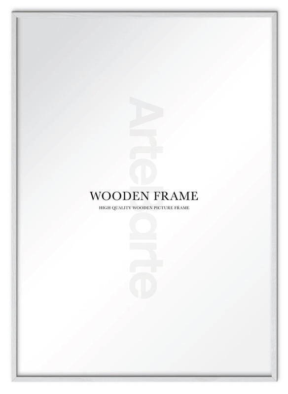 White Wooden Frame