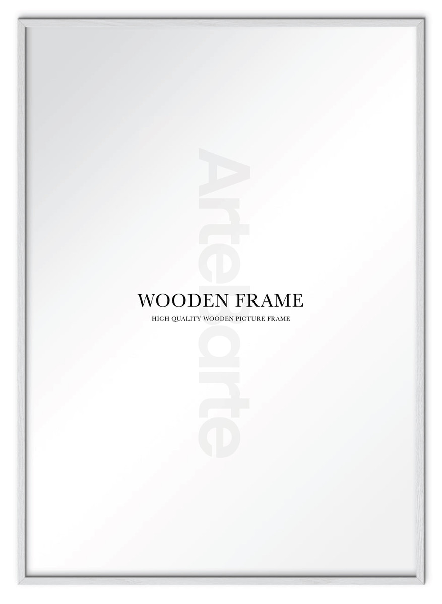White Wooden Frame