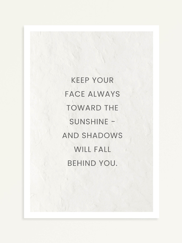 Sunshine and shadows