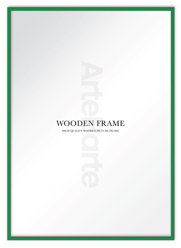 Green Wooden Frame
