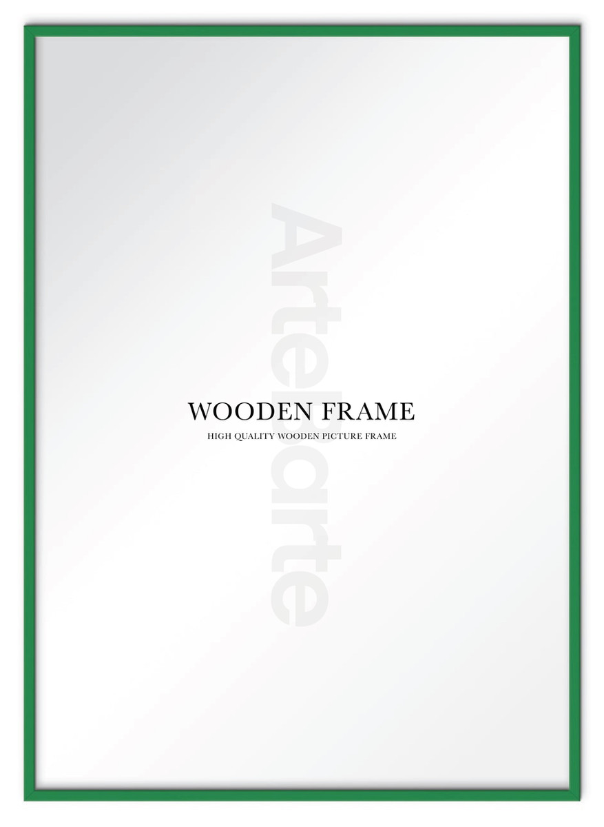 Green Wooden Frame