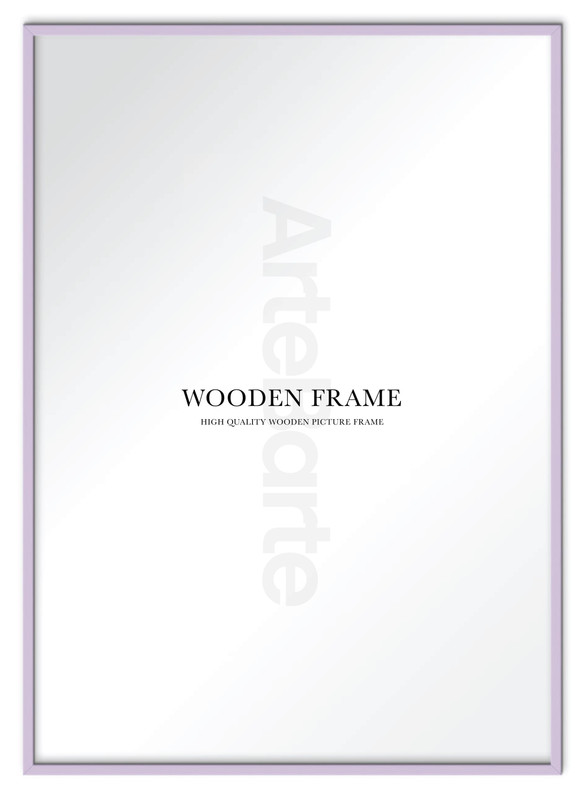 Light Purple Wooden Frame