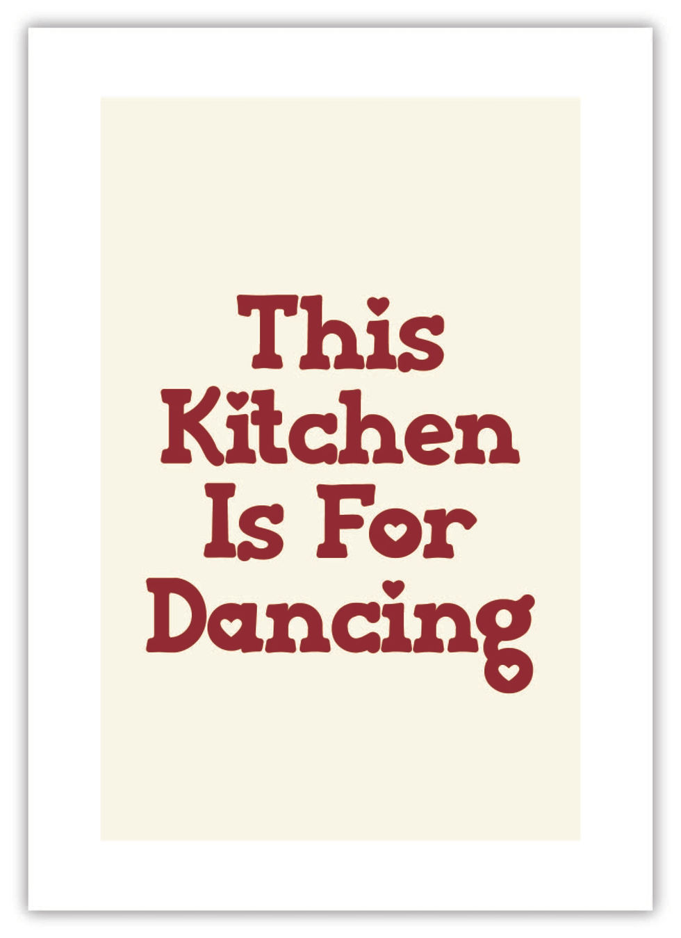 This Kitchen Is For Dancing