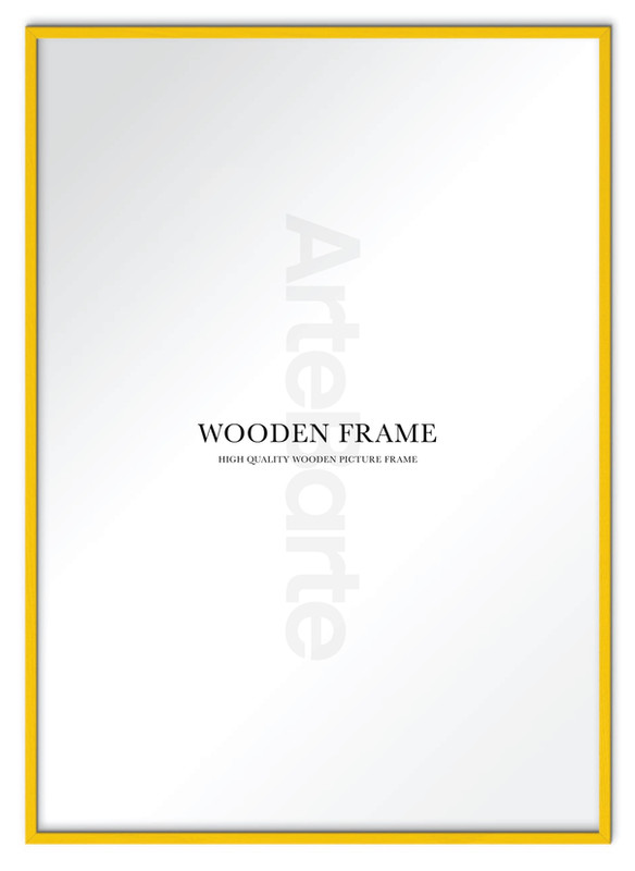 Yellow Wooden Frame