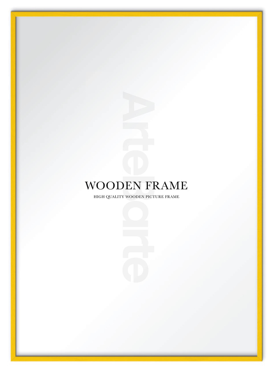 Yellow Wooden Frame