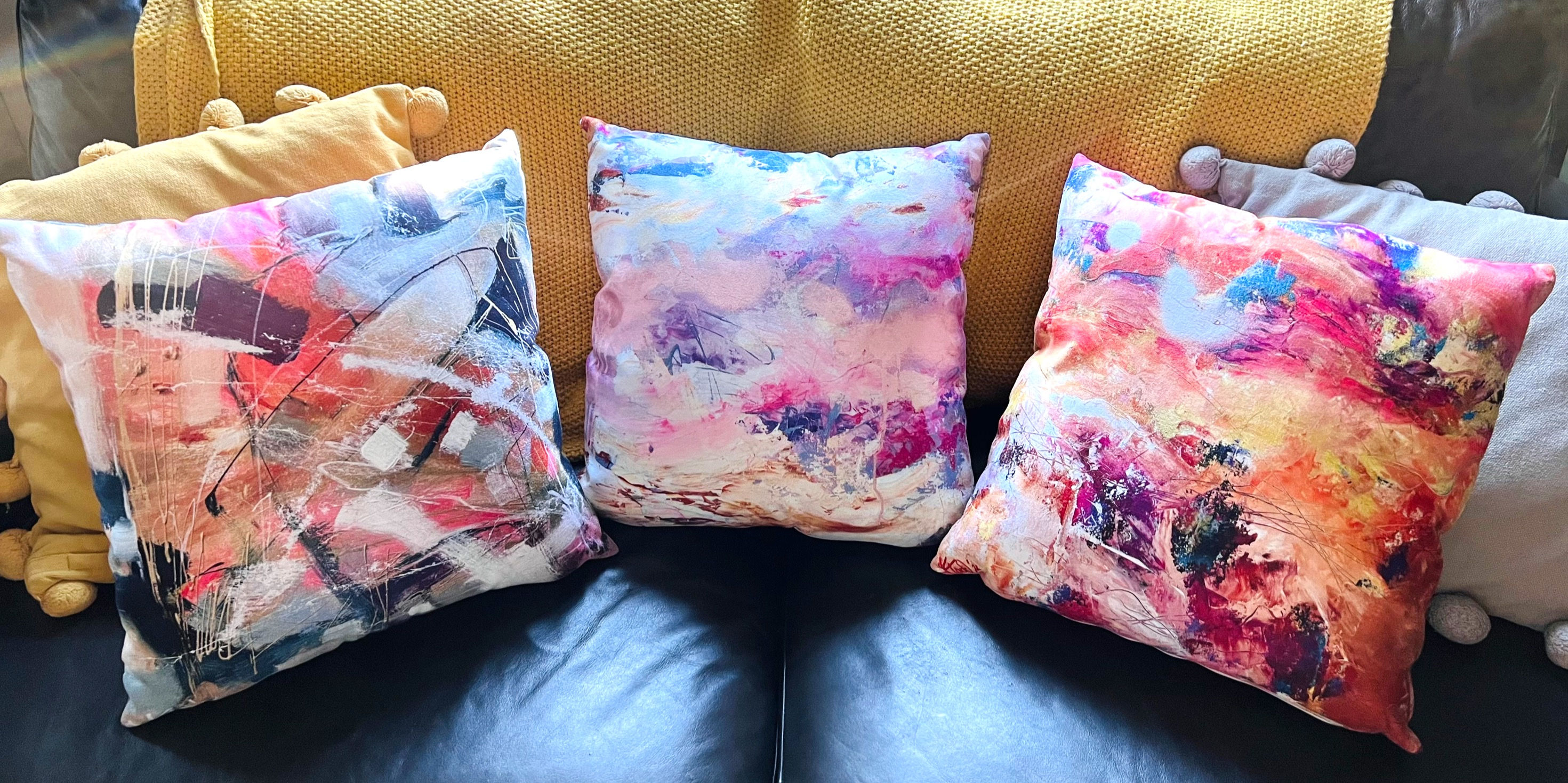 Premium Bespoke faux suede cushion