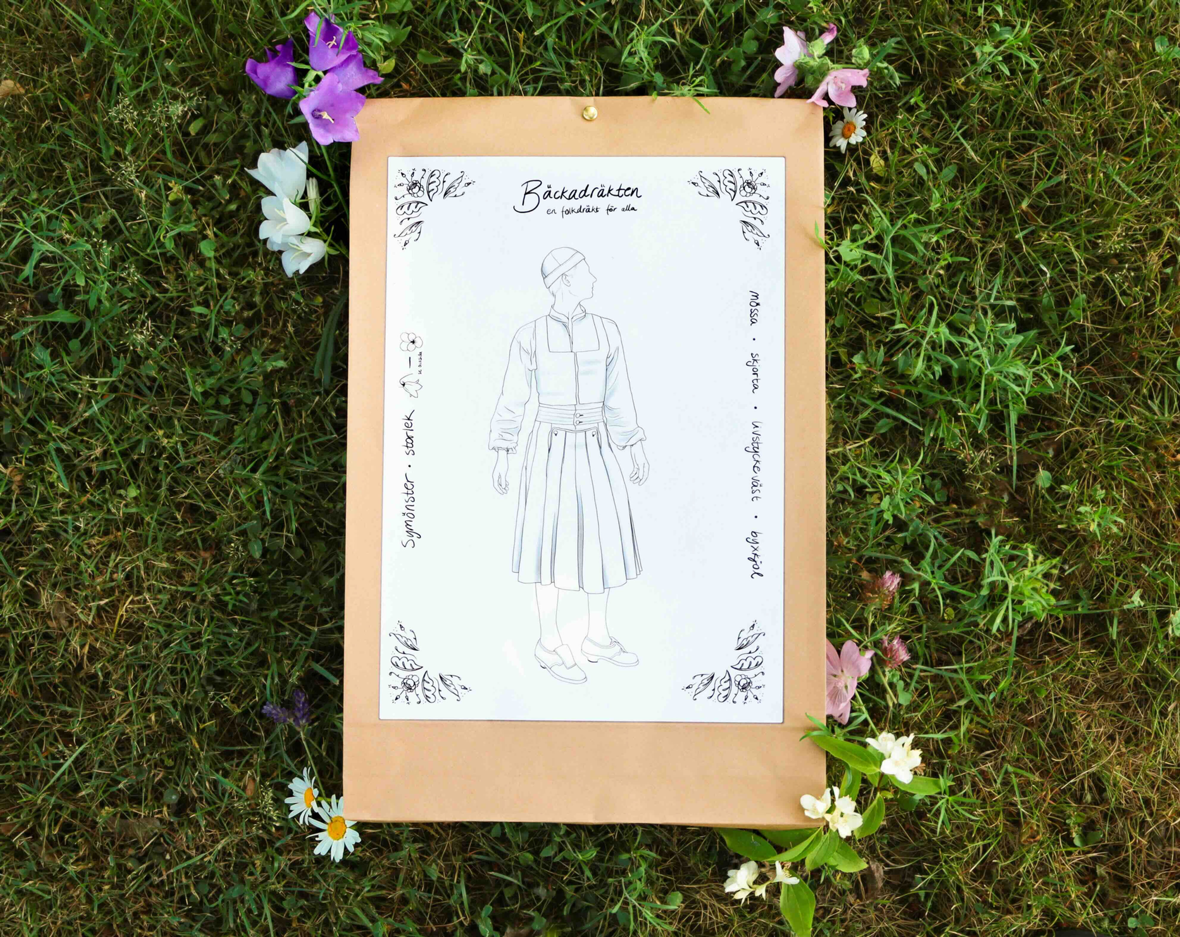 Bäckadräkten Symönsterpaket - Sewing Description Package