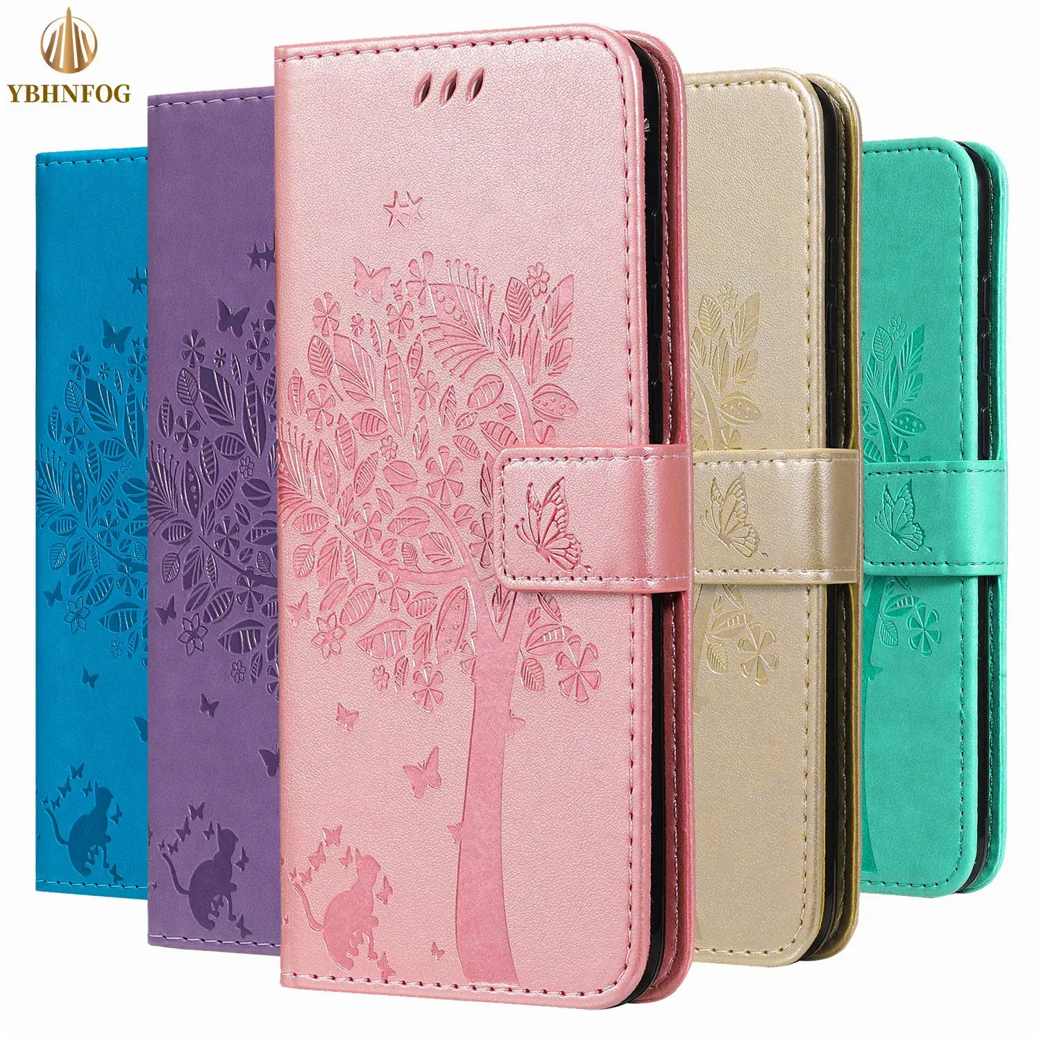 Flip Case for Samsung A04E A04S A05S A06 A07 PU Leather Wallet Cover for Samsung