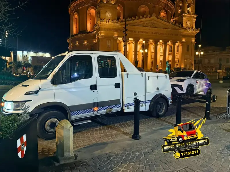 Towing Service in Malta: What to Expect in 15–30 Minutes