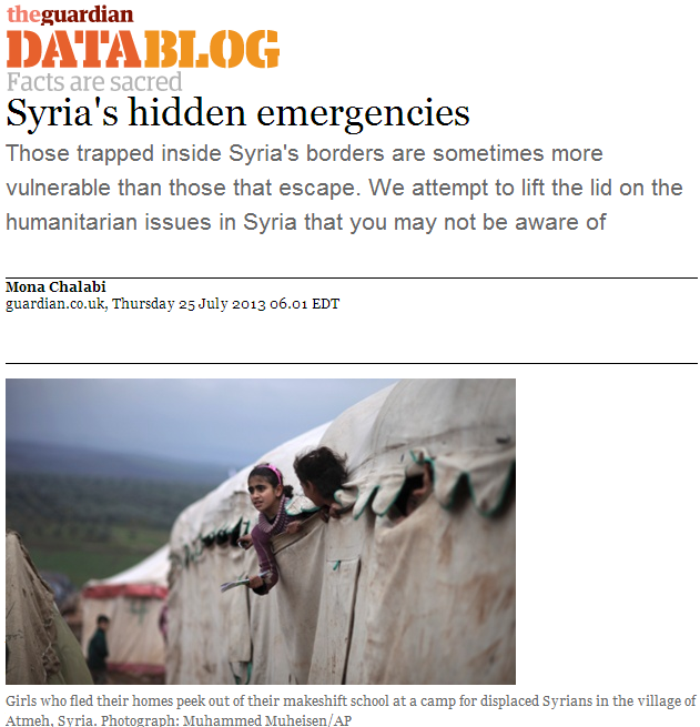 Syria's Hidden Emergencies