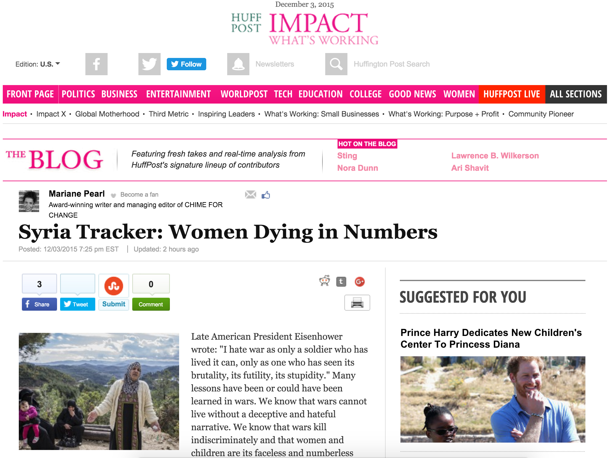Women Dying in Numbers