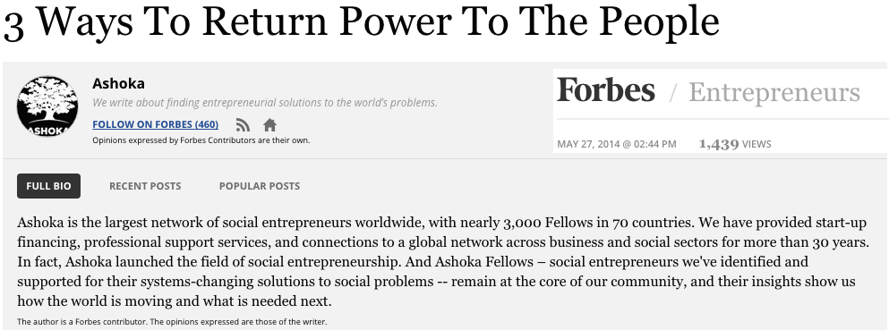 Return Power To The People