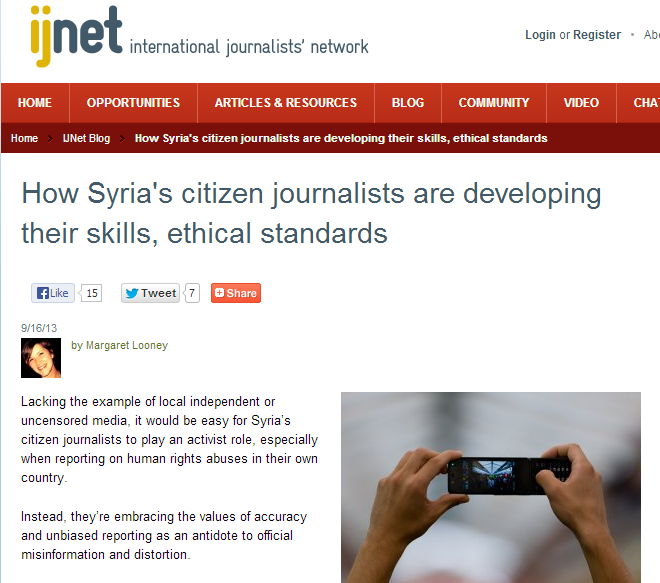 Syria's Citizen Journalists