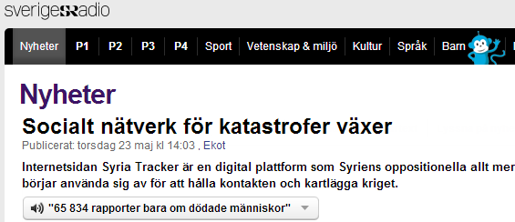 Socialt Nätverk för Katastrofer