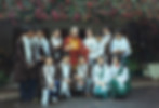 In a ceremony with the Dalai Lama, 1994