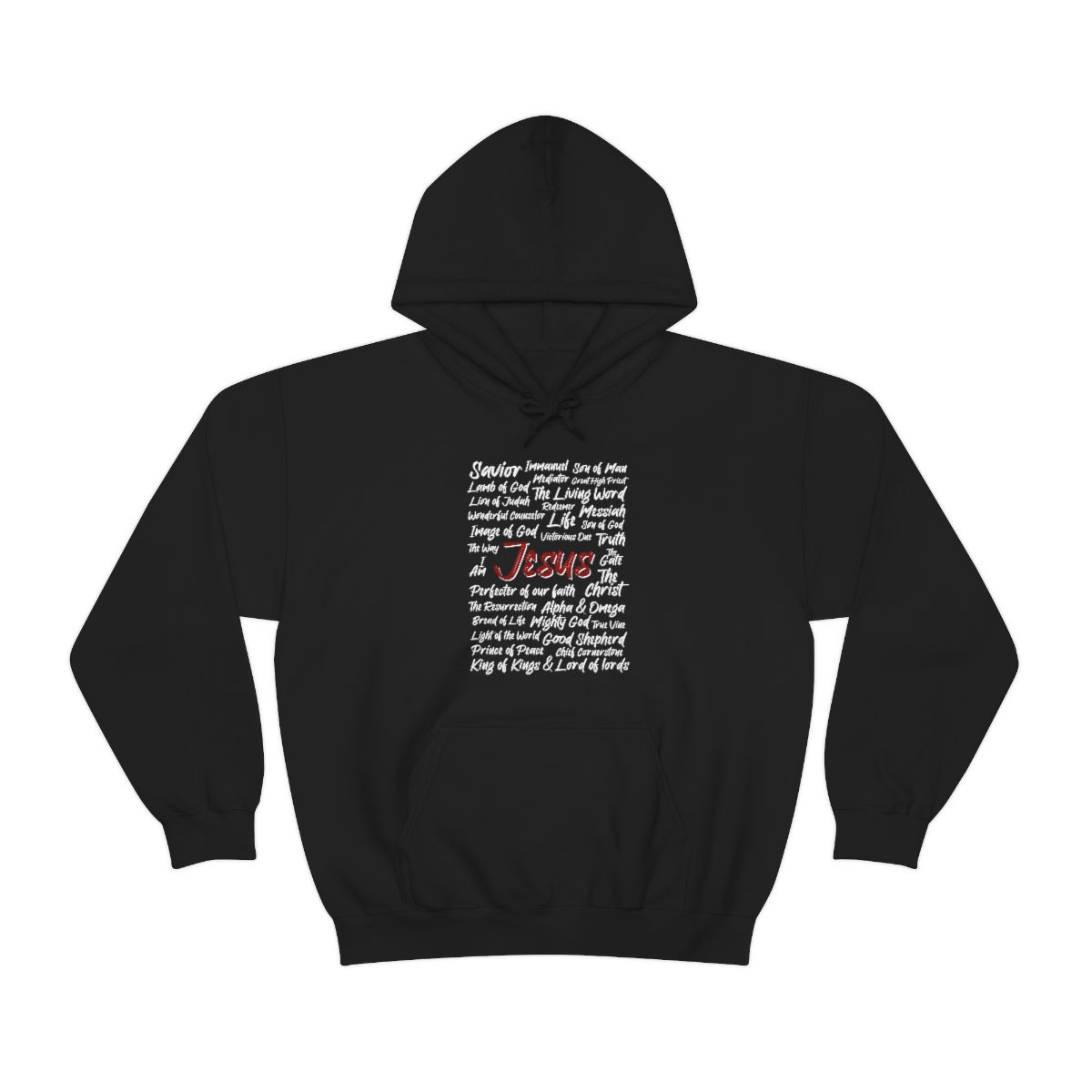 "Jesus - Titles" Heavy Blend™ Hooded Sweatshirt